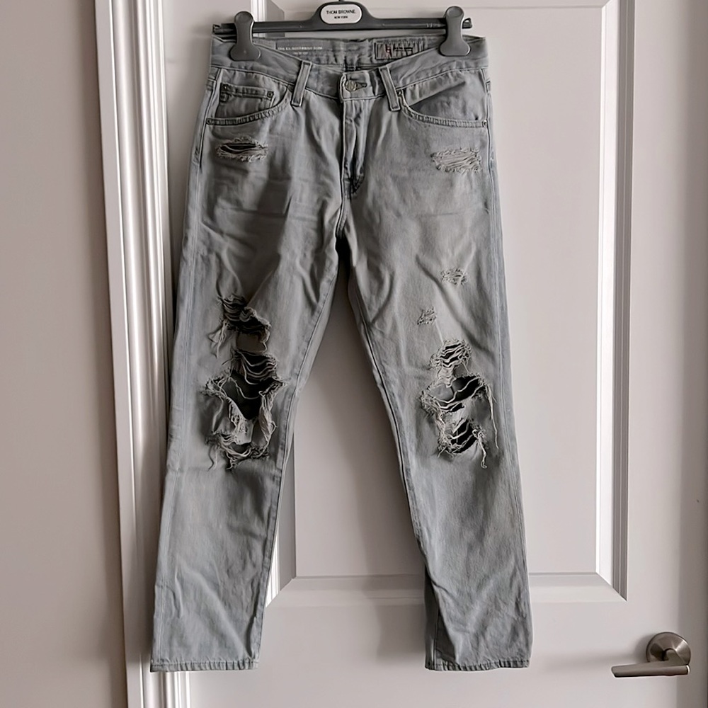 AG ripped jeans